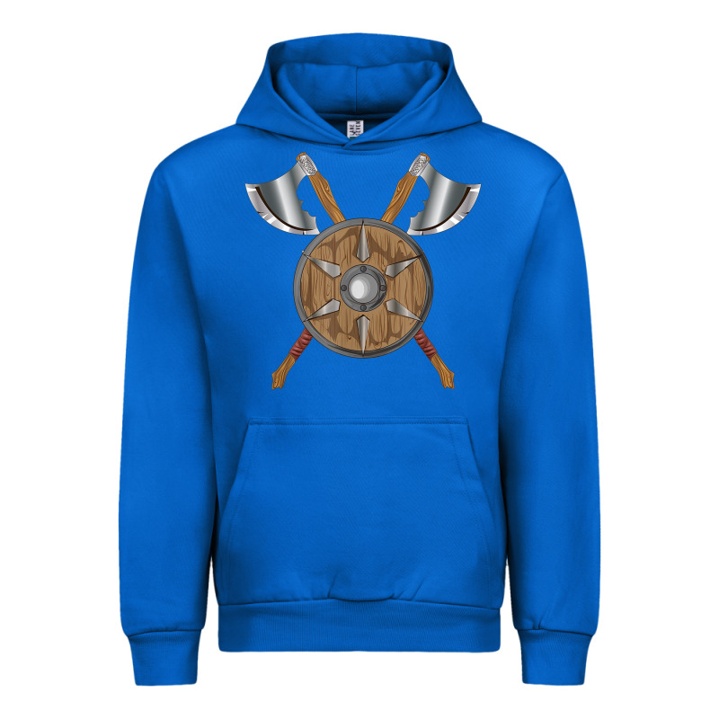 Renaissance Fair Faire Festival Medieval Theme Axe Shield Urban Hoodie by DesignPulse | Teevron