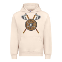 Sandshell renaissance fair faire festival medieval theme axe shield Urban Hoodie - DesignPulse