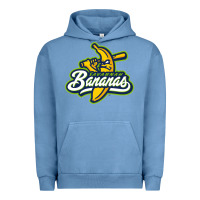 Pigment Pebble Blue bananas Urban Hoodie - DesignPulse