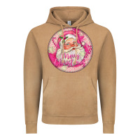Vintage Camel Pink Merry Christmas Santa Vintage Hoodie - FaDigitalArtStudio
