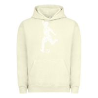 Pigment Pistachio soccer player ball Urban Hoodie - DesignPulse