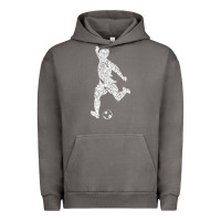 Pigment Tornado soccer player ball Urban Hoodie - DesignPulse