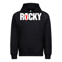 Black boxer r o c k y Urban Hoodie - DesignPulse