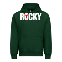 Forest Green boxer r o c k y Urban Hoodie - DesignPulse