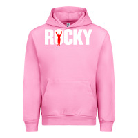 Fuchsia Pink boxer r o c k y Urban Hoodie - DesignPulse