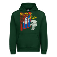 Forest Green that's no moon Urban Hoodie - DesignPulse
