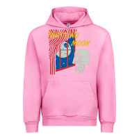 Fuchsia Pink that's no moon Urban Hoodie - DesignPulse