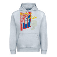Heather Grey that's no moon Urban Hoodie - DesignPulse