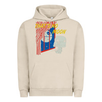 Pigment French Oak that's no moon Urban Hoodie - DesignPulse