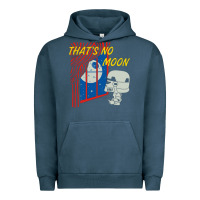 Pigment Midnight Navy that's no moon Urban Hoodie - DesignPulse