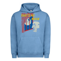 Pigment Pebble Blue that's no moon Urban Hoodie - DesignPulse