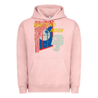 Pigment Salmon that's no moon Urban Hoodie - DesignPulse