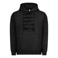 Pigment Black boogity lets go racing Urban Hoodie - DesignPulse