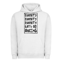 Pigment Lunar Rock boogity lets go racing Urban Hoodie - DesignPulse