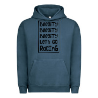 Pigment Midnight Navy boogity lets go racing Urban Hoodie - DesignPulse
