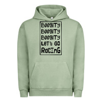 Pigment Oil Green boogity lets go racing Urban Hoodie - DesignPulse