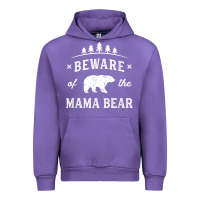 Tulip beware mama bear mom protect strong mother graphic clip art t shirt Urban Hoodie - DesignPulse