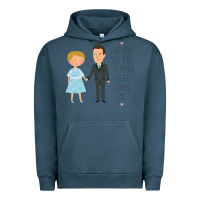 Pigment Midnight Navy sound of music - loving me Urban Hoodie - DesignPulse