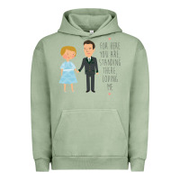 Pigment Oil Green sound of music - loving me Urban Hoodie - DesignPulse