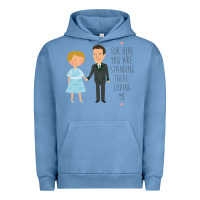 Pigment Pebble Blue sound of music - loving me Urban Hoodie - DesignPulse