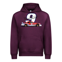 Mauve Wine Bill Elliott 1988 Winston Cup 9 Stock Car  Classic Urban Hoodie - DesignPulse