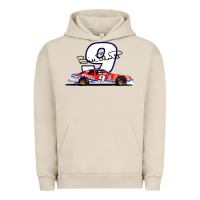 Pigment French Oak Bill Elliott 1988 Winston Cup 9 Stock Car  Classic Urban Hoodie - DesignPulse