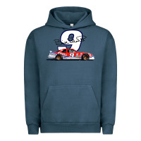 Pigment Midnight Navy Bill Elliott 1988 Winston Cup 9 Stock Car  Classic Urban Hoodie - DesignPulse