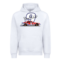 White Bill Elliott 1988 Winston Cup 9 Stock Car  Classic Urban Hoodie - DesignPulse