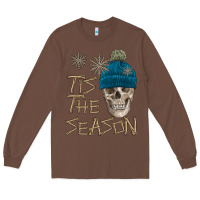 Chestnut skull tis the season winter Long Sleeve Tee - FaDigitalArtStudio