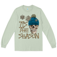 Matcha skull tis the season winter Long Sleeve Tee - FaDigitalArtStudio