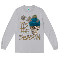 Moon Dust skull tis the season winter Long Sleeve Tee - FaDigitalArtStudio