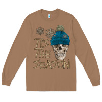Toasted Coconut skull tis the season winter Long Sleeve Tee - FaDigitalArtStudio