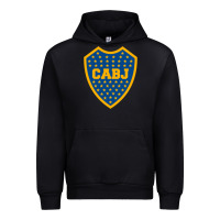 Black Boca Juniors Urban Hoodie - DesignPulse