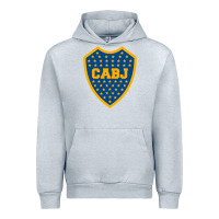 Heather Grey Boca Juniors Urban Hoodie - DesignPulse