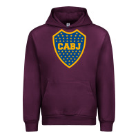 Mauve Wine Boca Juniors Urban Hoodie - DesignPulse