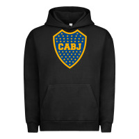 Pigment Black Boca Juniors Urban Hoodie - DesignPulse