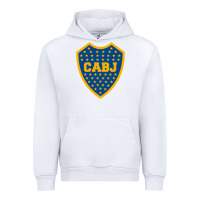White Boca Juniors Urban Hoodie - DesignPulse