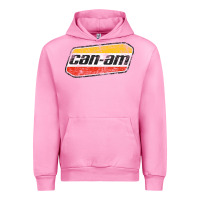 Fuchsia Pink CANAM Vintage Original ATV UTV off road Gift Long Sleeve Urban Hoodie - DesignPulse