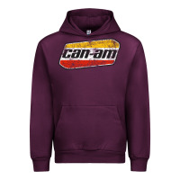 Mauve Wine CANAM Vintage Original ATV UTV off road Gift Long Sleeve Urban Hoodie - DesignPulse