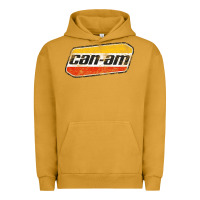 Pigment Peanut Butter CANAM Vintage Original ATV UTV off road Gift Long Sleeve Urban Hoodie - DesignPulse