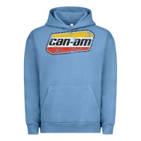 Pigment Pebble Blue CANAM Vintage Original ATV UTV off road Gift Long Sleeve Urban Hoodie - DesignPulse