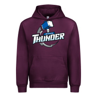 Mauve Wine wichita thunder Urban Hoodie - DesignPulse