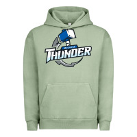 Pigment Oil Green wichita thunder Urban Hoodie - DesignPulse