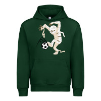 Forest Green funny halloween soccer ball Urban Hoodie - DesignPulse