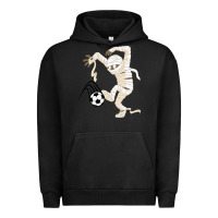 Pigment Black funny halloween soccer ball Urban Hoodie - DesignPulse