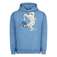 Pigment Pebble Blue funny halloween soccer ball Urban Hoodie - DesignPulse