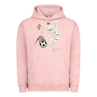 Pigment Salmon funny halloween soccer ball Urban Hoodie - DesignPulse