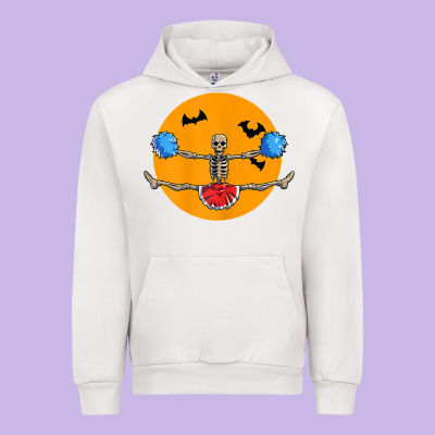 Cheerleading Skeleton Halloween Cheer Skeleton Cheerleader T Shirt Urban Hoodie Designed By Designpulse