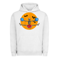 Pigment Lunar Rock cheerleading skeleton halloween cheer skeleton cheerleader t shirt Urban Hoodie - DesignPulse
