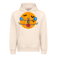 Sandshell cheerleading skeleton halloween cheer skeleton cheerleader t shirt Urban Hoodie - DesignPulse